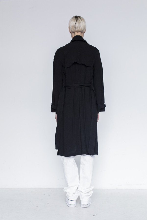 Assembly Crepe Trench Coat Assembly Crepe Trench Coat