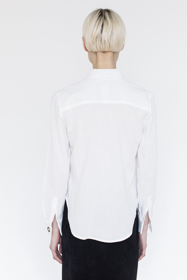 Assembly Gauze Butterfly Collar Top Assembly Gauze Butterfly Collar Top