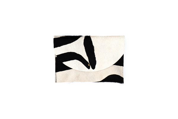 Primecut ZEBRA ENVELOPE CLUTCH Primecut ZEBRA ENVELOPE CLUTCH