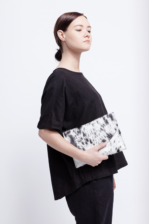 Primecut ZEBRA ENVELOPE CLUTCH Primecut ZEBRA ENVELOPE CLUTCH