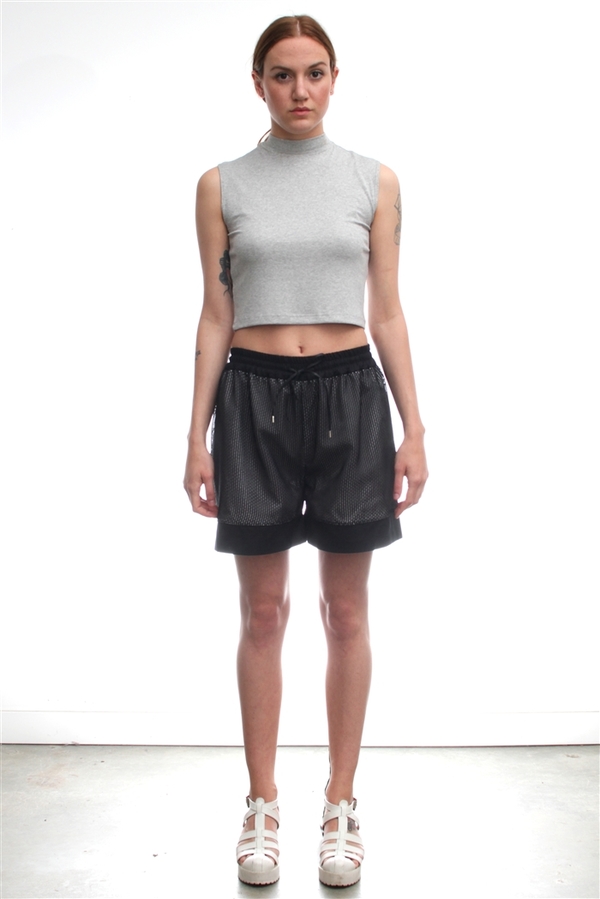 Nomia Mesh And Cotton Shorts Nomia Mesh And Cotton Shorts