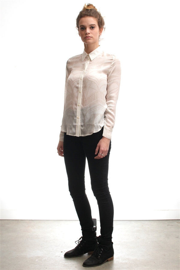Nanushka Nada Classic Blouse Tattoo Nanushka Nada Classic Blouse Tattoo
