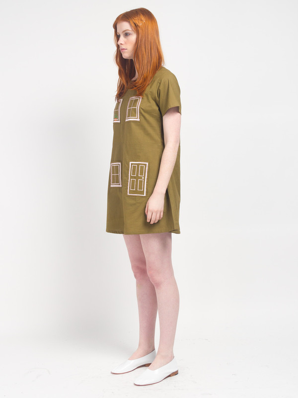 Dark coral House Dress Dark coral House Dress