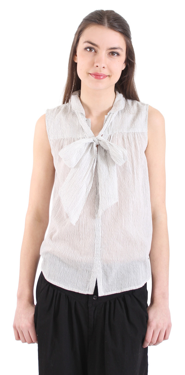 Swildens Oose Stripe Gauze Top Swildens Oose Stripe Gauze Top