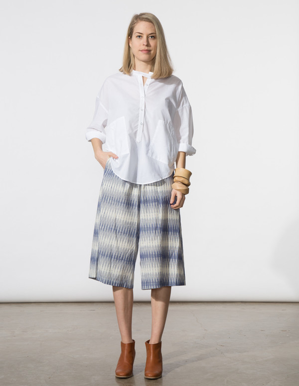 SBJ Austin Beth Pant in Blue Ikat SBJ Austin Beth Pant in Blue Ikat