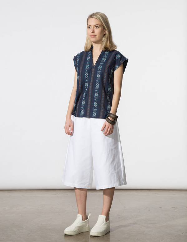 SBJ Austin Beth Pant in White Denim SBJ Austin Beth Pant in White Denim