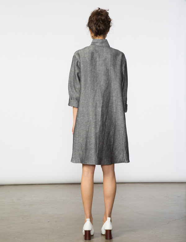 SBJ Austin Stacey Dress in Dark Grey SBJ Austin Stacey Dress in Dark Grey