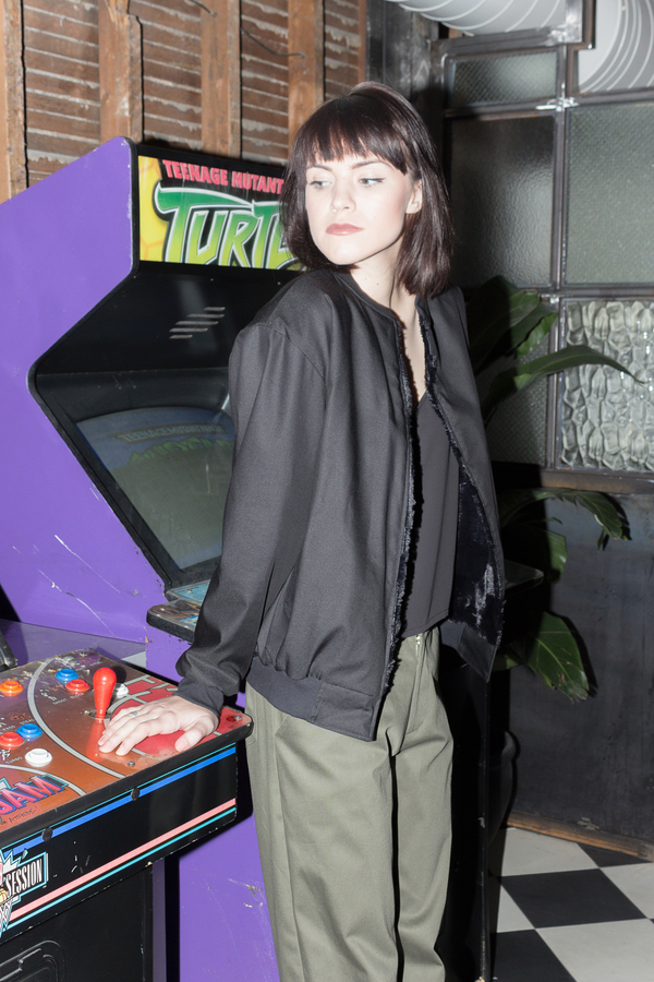 Bodega Thirteen TEDDY REVERSIBLE BOMBER Bodega Thirteen TEDDY REVERSIBLE BOMBER