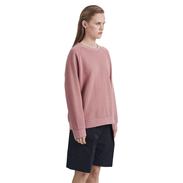 Wood Wood Manet Sweatshirt in Ash Rose Wood Wood Manet Sweatshirt in Ash Rose