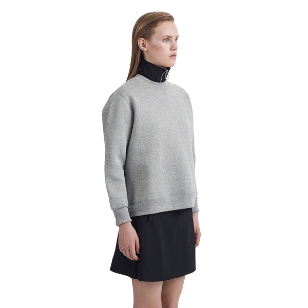 Wood Wood Willow Sweatshirt in Grey Melange Wood Wood Willow Sweatshirt in Grey Melange