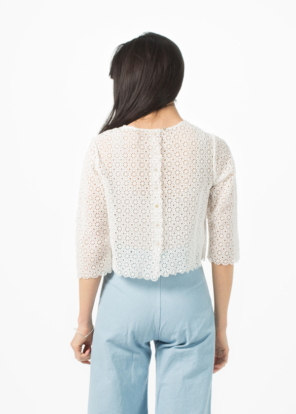 Pero Cropped Flower Top Pero Cropped Flower Top