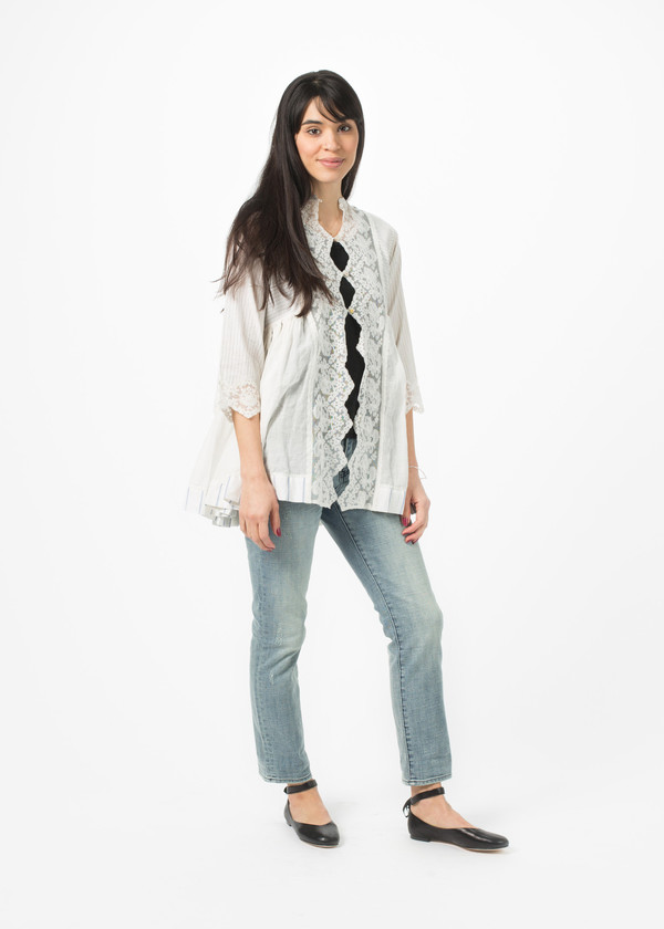Pero Lace Front Button Up Pero Lace Front Button Up