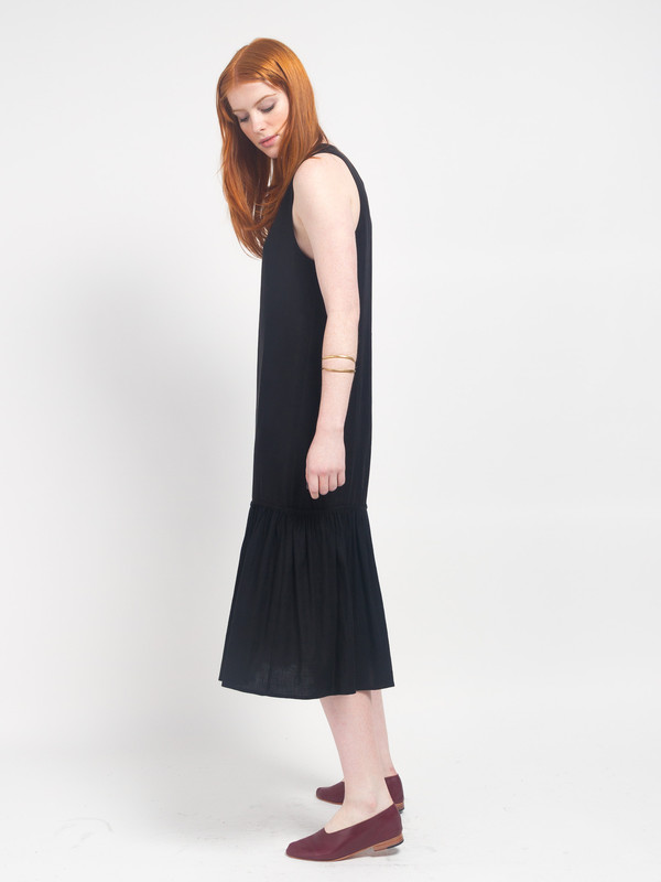 Howard Column Dress Licorice Howard Column Dress Licorice