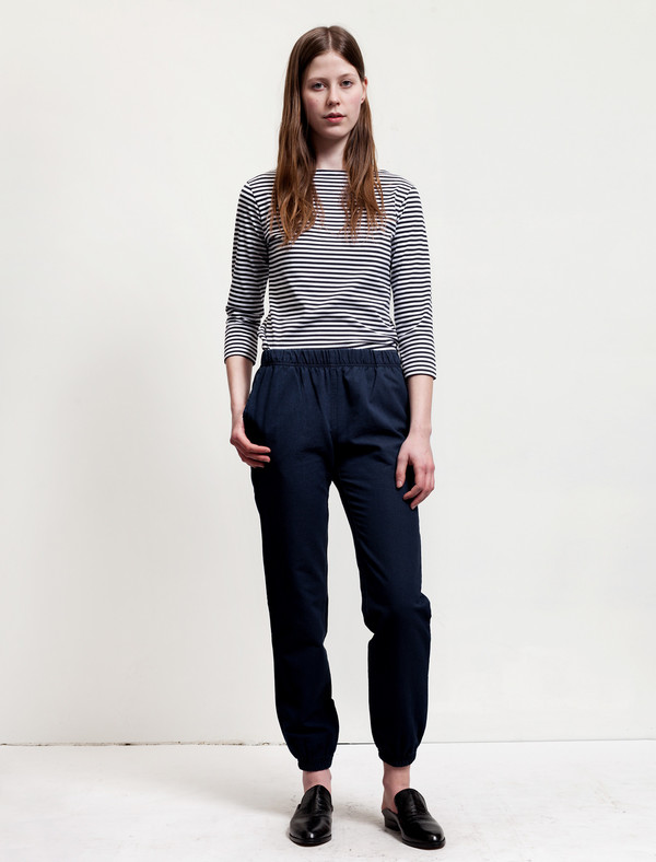 Sunspel Tapered Washed Trouser Sunspel Tapered Washed Trouser