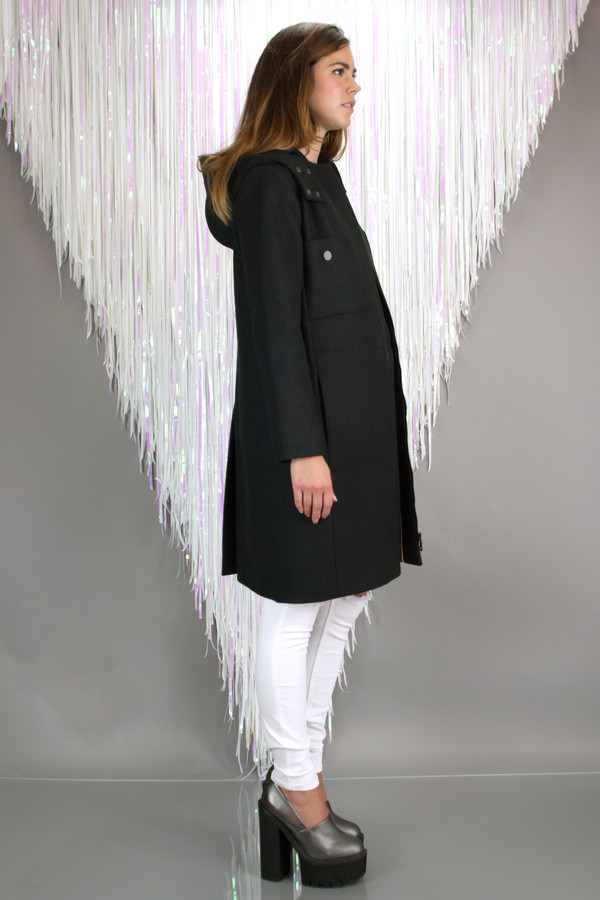 Orla Kiely Felted Wool Parka Orla Kiely Felted Wool Parka