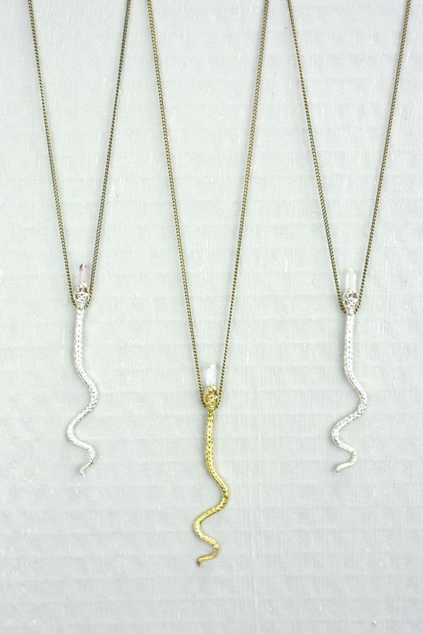 Good Girl Jewelry Swimming Serpent Necklace Good Girl Jewelry Swimming Serpent Necklace