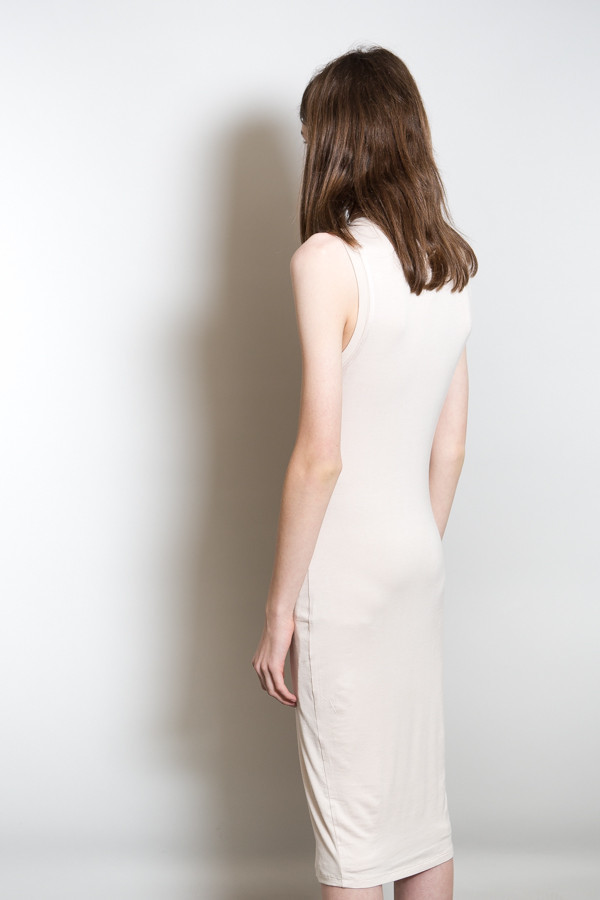 BLQ Basiq Sleeveless Jersey Dress / Nude BLQ Basiq Sleeveless Jersey Dress / Nude