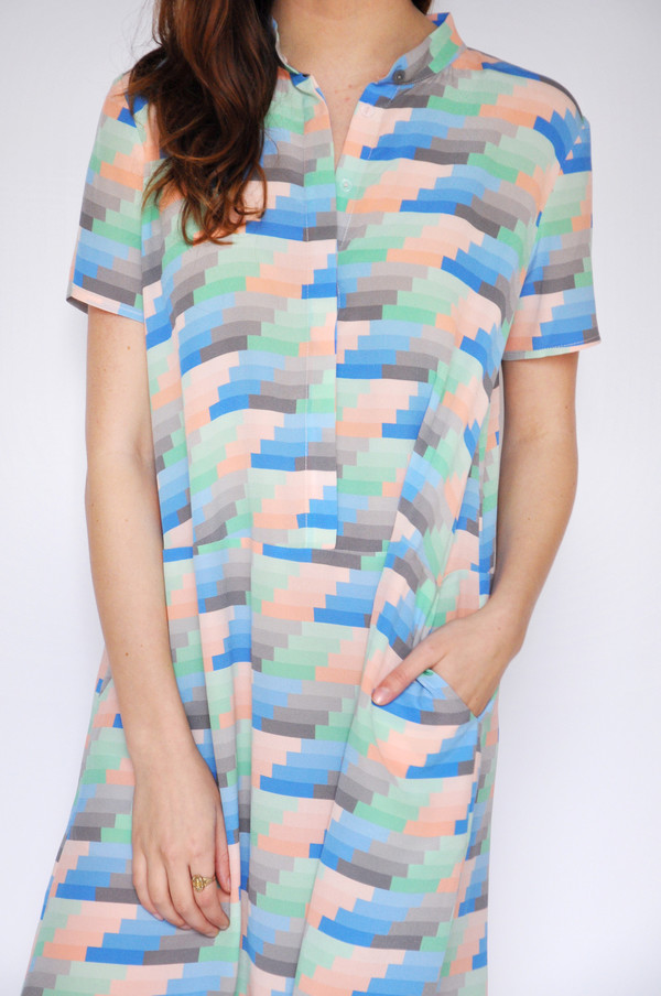 Dusen Dusen Gradient Stripe Oversize Tee Dress Dusen Dusen Gradient Stripe Oversize Tee Dress