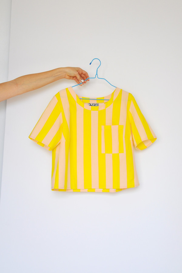Dusen Dusen Stripe Pocket Tee Dusen Dusen Stripe Pocket Tee