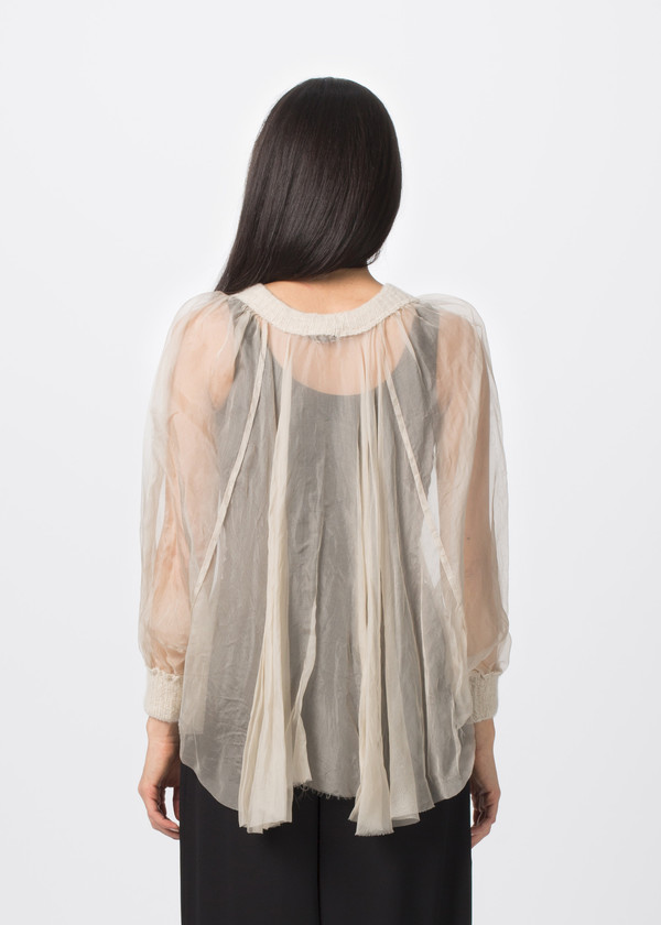 Louiza Babouryan Cashmere Cape Top Louiza Babouryan Cashmere Cape Top