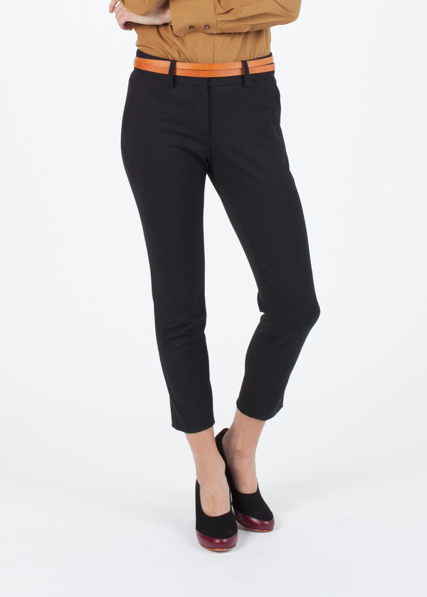 Amelia Toro Stretch Fitted Pant in Black Amelia Toro Stretch Fitted Pant in Black