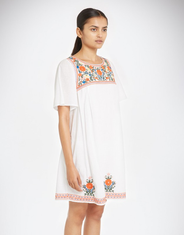 YMC Floral Embroidery Dress YMC Floral Embroidery Dress