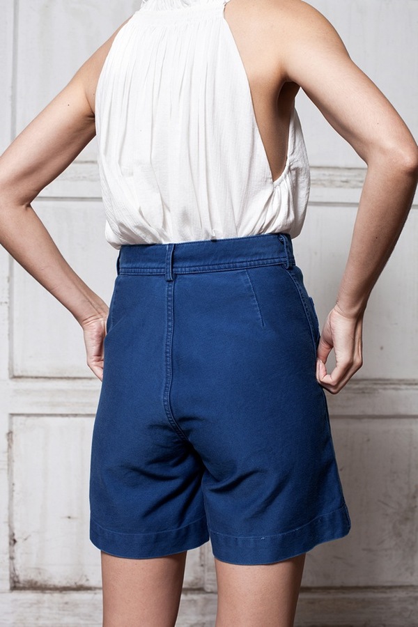 Caron Callahan Stewart Short - indigo twill Caron Callahan Stewart Short - indigo twill