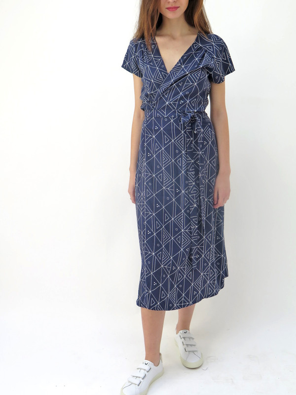 Ali Golden Wrap Dress Ali Golden Wrap Dress
