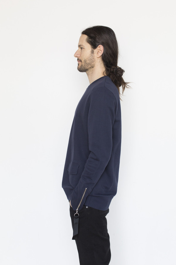 Matthew Miller Cotton Rogue Biker Sweatshirt Matthew Miller Cotton Rogue Biker Sweatshirt