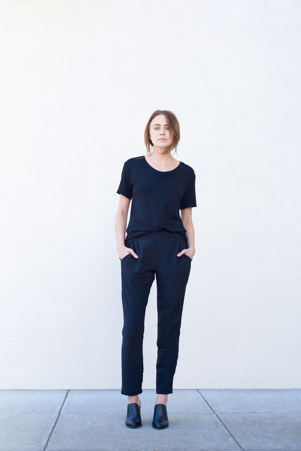 Kamperett Sunday Relaxed Silk Pant Kamperett Sunday Relaxed Silk Pant
