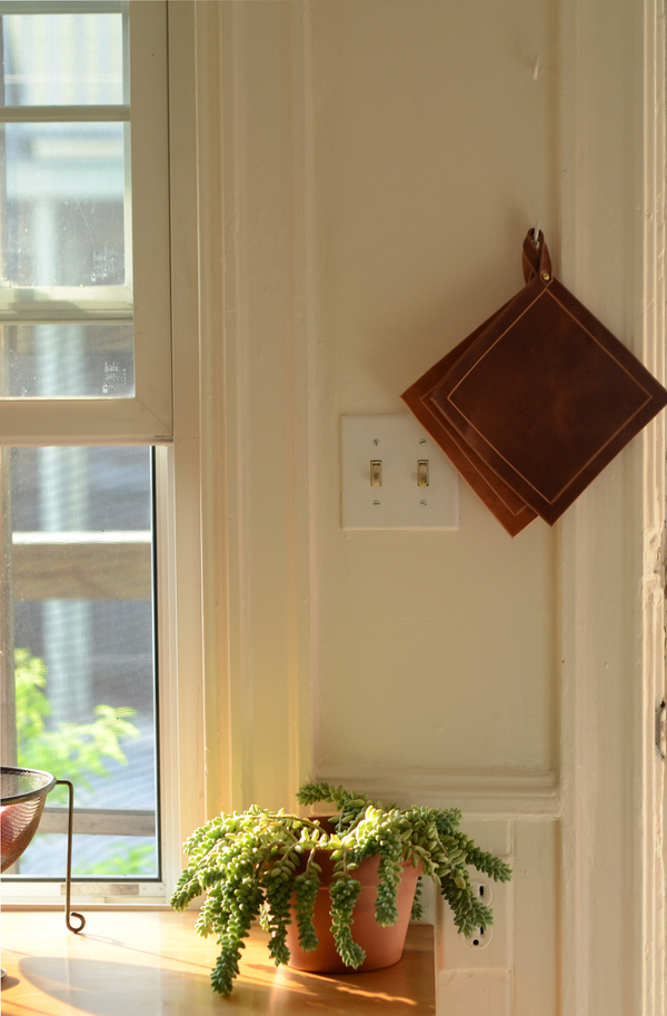 Leather Potholder Leather Potholder