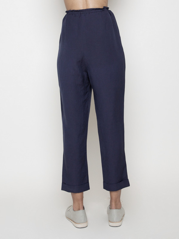 7115 by Szeki Drawstring Relaxed Pant- Navy SS16 7115 by Szeki Drawstring Relaxed Pant- Navy SS16