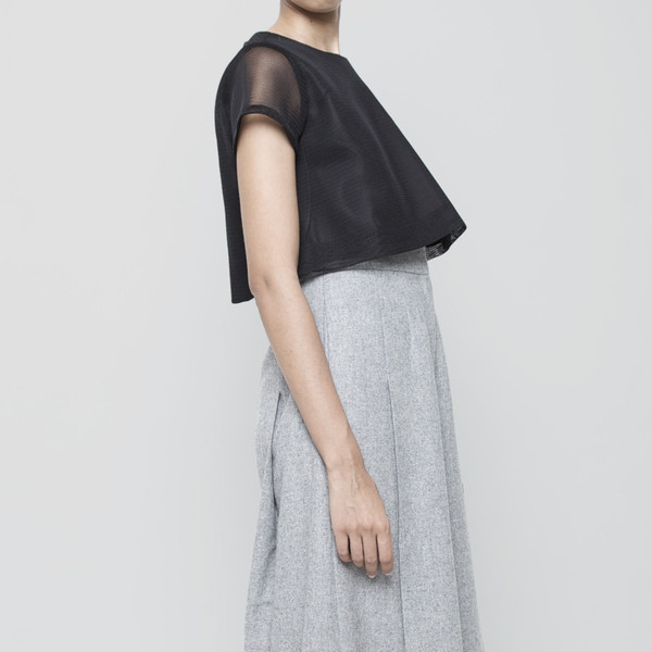 7115 by Szeki Fishnet Cropped Top FW15 7115 by Szeki Fishnet Cropped Top FW15