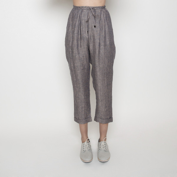 7115 by Szeki Linen Drawstring Pant R16- Blush 7115 by Szeki Linen Drawstring Pant R16- Blush