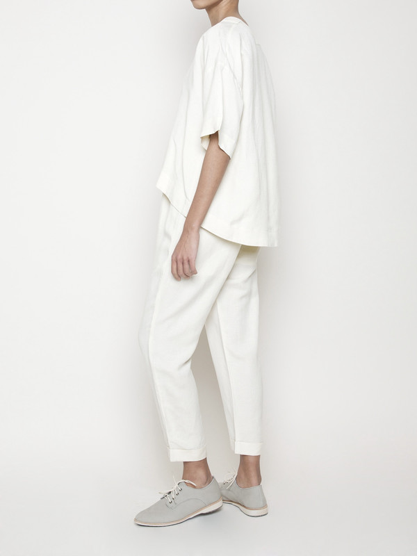 7115 by Szeki Linen Kaftan Top- Cream SS16 7115 by Szeki Linen Kaftan Top- Cream SS16