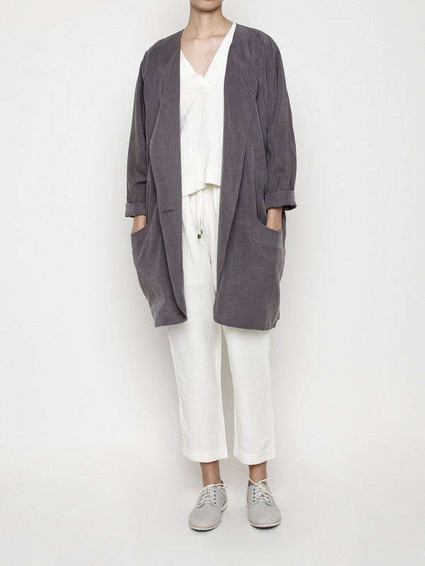 Spring Duster Coat- Brick Brown SS16 Spring Duster Coat- Brick Brown SS16