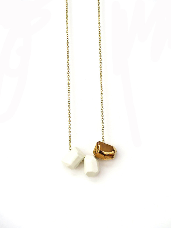 COFIELD Strata Necklace Trio With Gold COFIELD Strata Necklace Trio With Gold