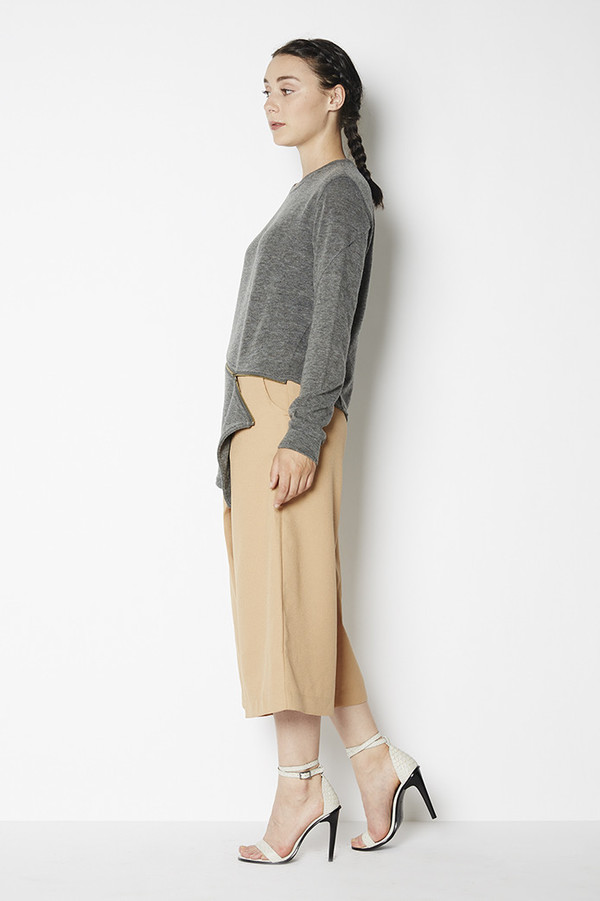 Shades of Grey Asymmetric Zipper Sweater Shades of Grey Asymmetric Zipper Sweater