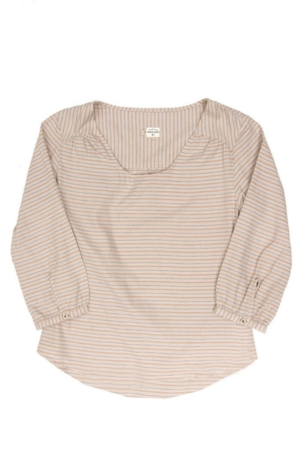 Bridge & Burn Linn Natural Stripe Top Bridge & Burn Linn Natural Stripe Top