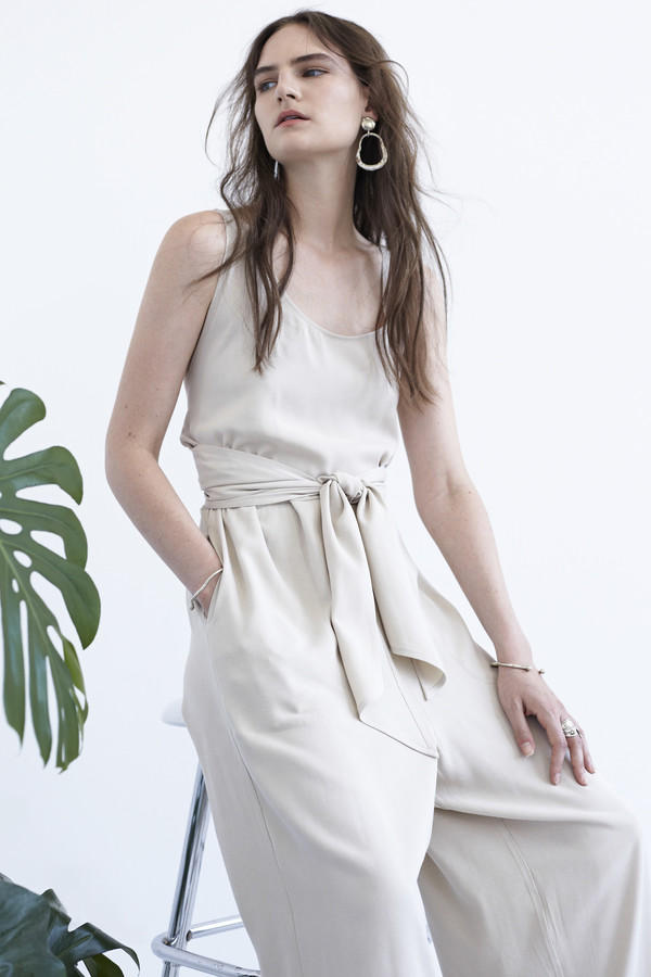 Shaina Mote Tie Jumpsuit Shaina Mote Tie Jumpsuit