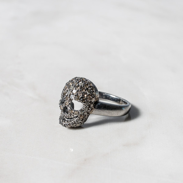 Diamond Skull Ring Diamond Skull Ring