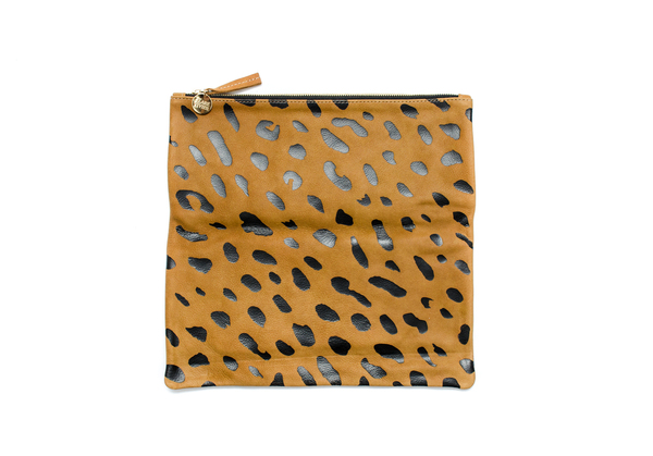 Clare V. Foldover Clutch in Jaguar Print Clare V. Foldover Clutch in Jaguar Print