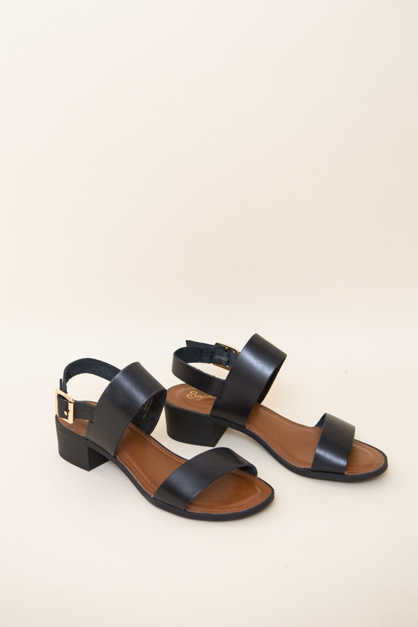 Seychelles Cassiopeia Sandal / Black Leather Seychelles Cassiopeia Sandal / Black Leather