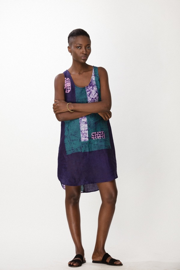 Osei-Duro Runa Dress in Navy Rubics Osei-Duro Runa Dress in Navy Rubics