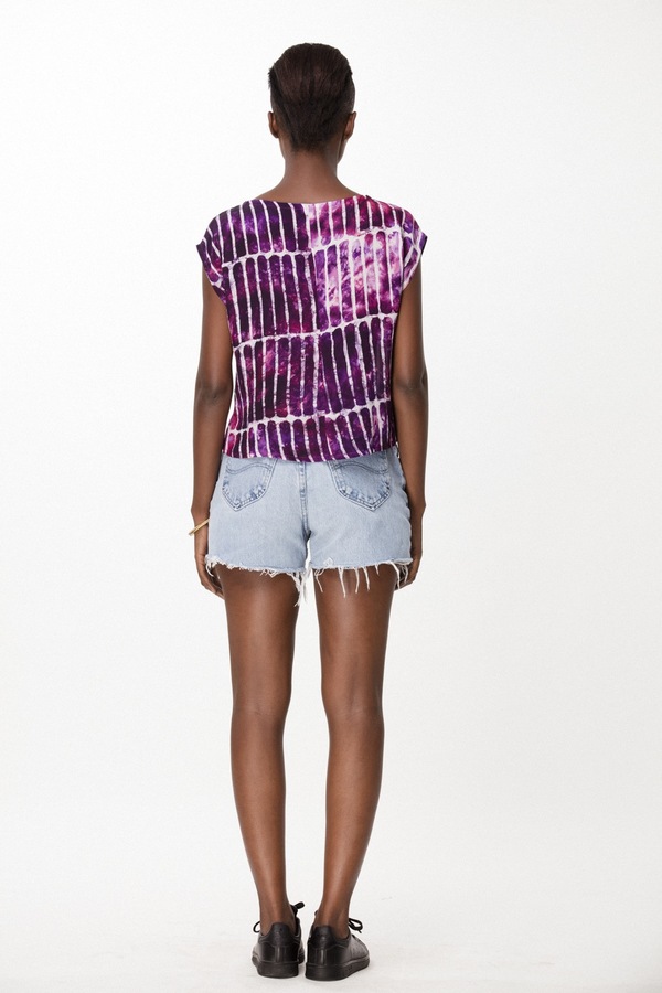 Osei-Duro Maena Shell in Fuchsia Chalk Osei-Duro Maena Shell in Fuchsia Chalk