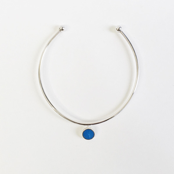 Karenn.la Blue Circle Choker Karenn.la Blue Circle Choker
