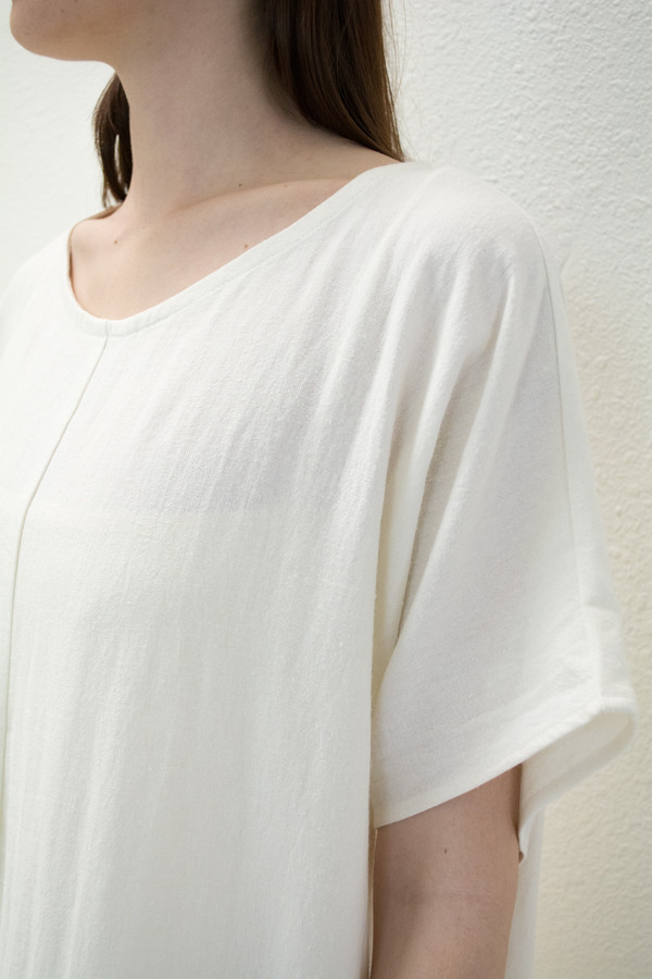 Micaela Greg White Keyhole Dress Micaela Greg White Keyhole Dress