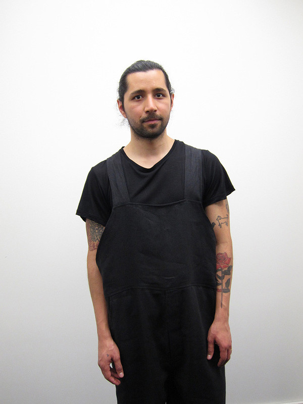 69 Minimal Overalls, Black Linen 69 Minimal Overalls, Black Linen