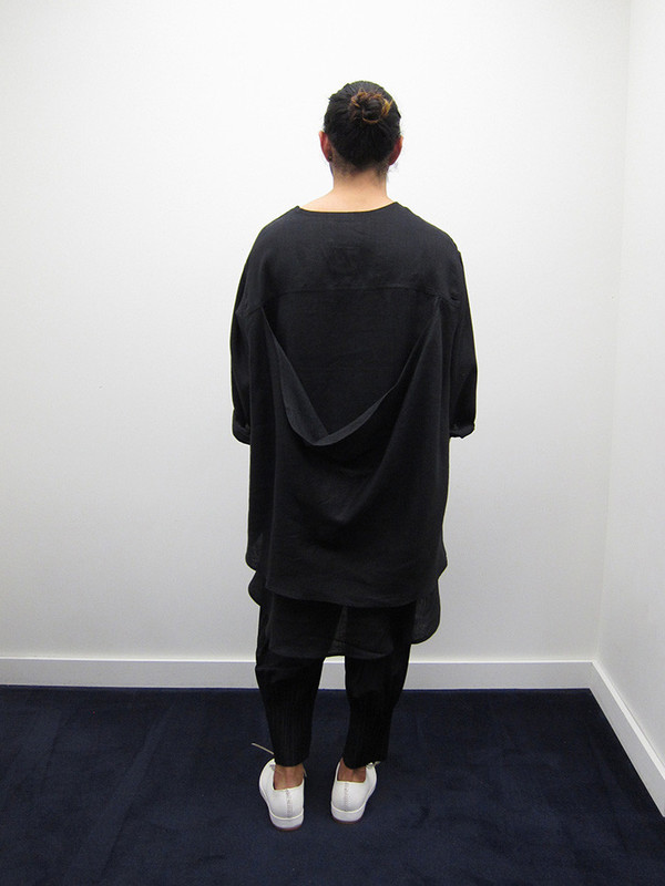 69 Whatever Dress, Black Linen 69 Whatever Dress, Black Linen