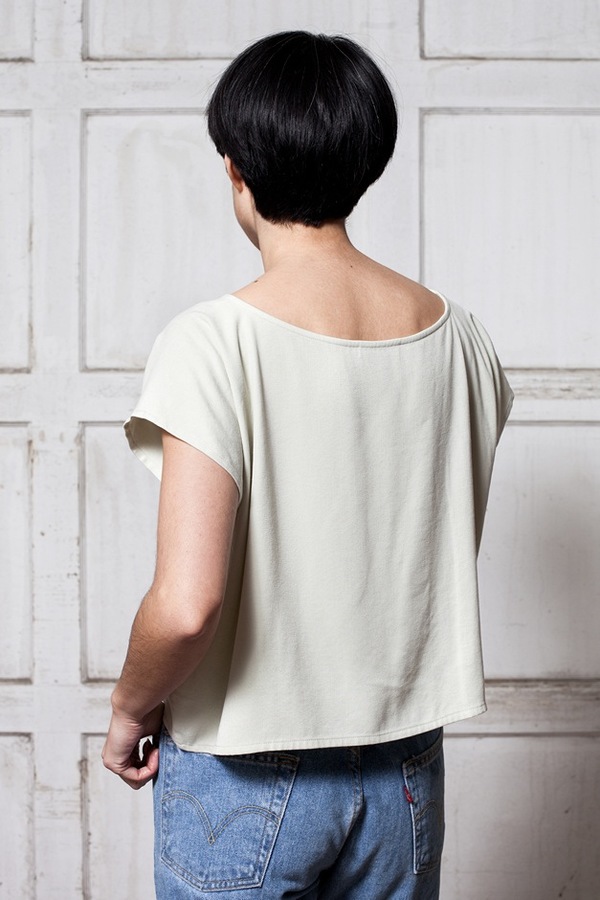 Jesse Kamm Block Top - seafoam Jesse Kamm Block Top - seafoam